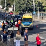 Muere un motorista de 26 años tras chocar contra un coche junto al Pazo dos Deportes Paco Paz, en Ourense
