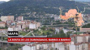 Mapa | Cuánto ganan los vecinos de tu barrio en Ourense: consulta la renta, calle a calle