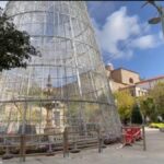 ¿Sabe usted que en la plaza Bispo Cesáreo ya están en Nochebuena?