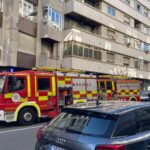 Alerta en Ourense por un incendio en un piso de Nosa Señora da Saínza