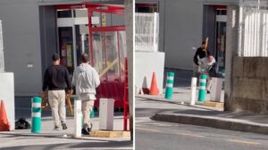 Alerta vecinal en O Vinteún: una pelea, un robo y un hombre que recorría las calles con un palo de madera